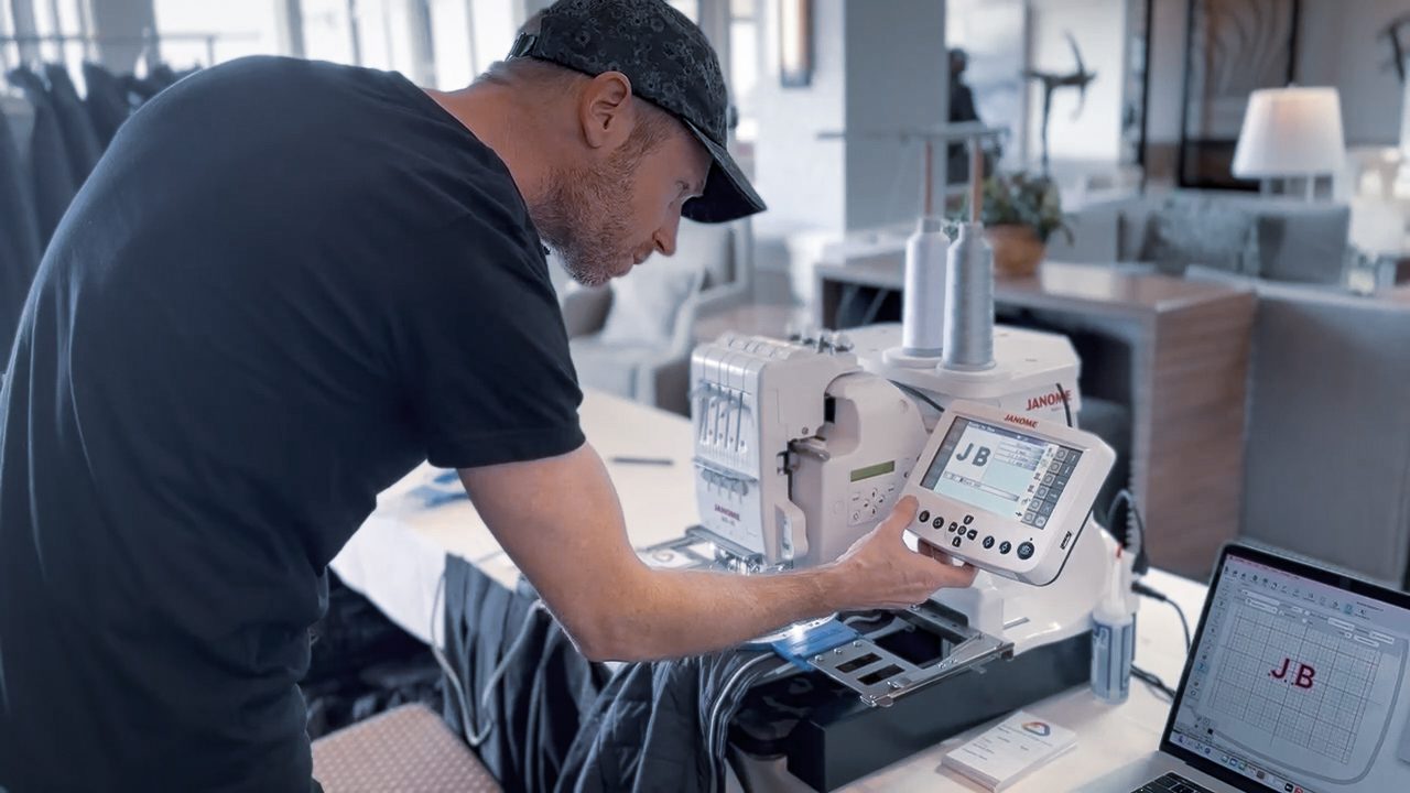 Google event live embroidery